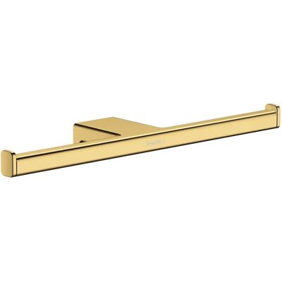 Hansgrohe AddStoris Suport dublu pentru hârtie igienică - Montaj pe perete, bronz periat Hansgrohe AddStoris Suport dublu pentru hârtie igienică - Montaj pe perete, bronz periat