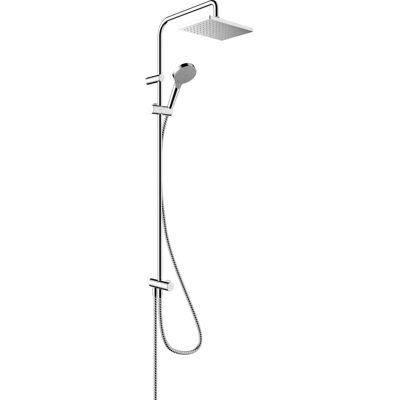 Système de douche Hansgrohe Vernis Shape - Chrome, Tête 230mm, Jets Rain Système de douche Hansgrohe Vernis Shape - Chrome, Tête 230mm, Jets Rain