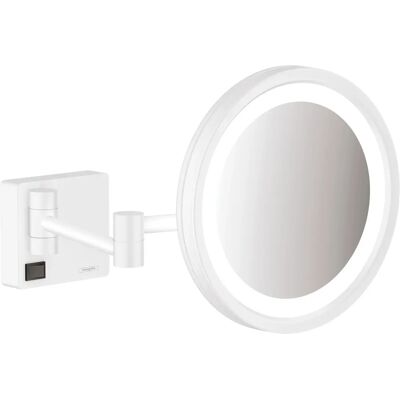 Hansgrohe AddStoris LED Scheerspiegel - Wandmontage, 3x vergroting Hansgrohe AddStoris LED Scheerspiegel - Wandmontage, 3x vergroting