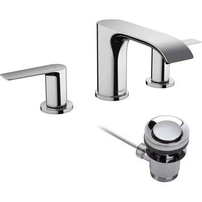 Hansgrohe Vivenis Robinet - 3 Orificii, Cromat, Proiecție 150mm Hansgrohe Vivenis Robinet - 3 Orificii, Cromat, Proiecție 150mm
