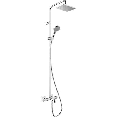 Hansgrohe Vernis Shape Thermostatisch Douchesysteem - Chroom Hansgrohe Vernis Shape Thermostatisch Douchesysteem - Chroom