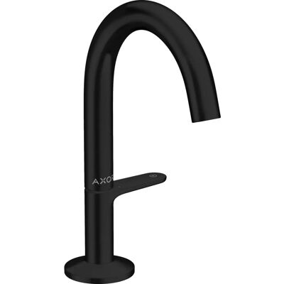 Hansgrohe AXOR One Mezclador de lavabo - 122mm Proyección, Negro Mate, Push-Open Hansgrohe AXOR One Mezclador de lavabo - 122mm Proyección, Negro Mate, Push-Open