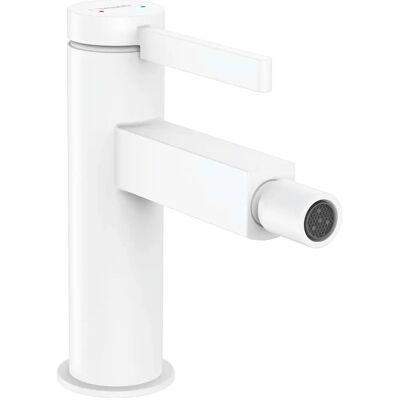 Hansgrohe Finoris Bidet Mixer - 129mm Projectie - Wit Mat Hansgrohe Finoris Bidet Mixer - 129mm Projectie - Wit Mat