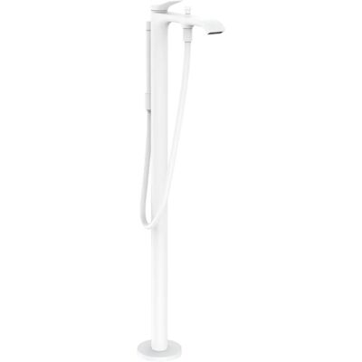 Amestecător de cadă Vivenis Hansgrohe, montaj pe podea - Alb mat Amestecător de cadă Vivenis Hansgrohe, montaj pe podea - Alb mat