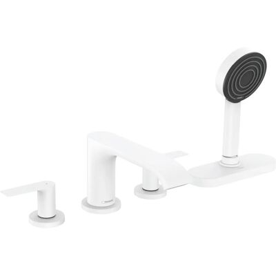 Amestecator de cadare Hansgrohe Vivenis - Alb mat - 4 orificii Amestecator de cadare Hansgrohe Vivenis - Alb mat - 4 orificii