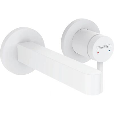 Hansgrohe Finoris Wall-Mounted Single-Lever Basin Mixer - 16.8cm Projection Hansgrohe Finoris Wall-Mounted Single-Lever Basin Mixer - 16.8cm Projection