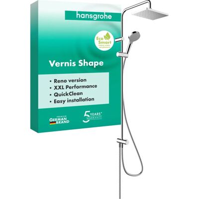 Hansgrohe Modèle 26289 - Système de douche XXL Performance EcoSmart Hansgrohe Modèle 26289 - Système de douche XXL Performance EcoSmart