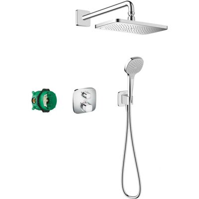 Set doccia Hansgrohe Croma e 280 con termostato Ecostat - Cromo Set doccia Hansgrohe Croma e 280 con termostato Ecostat - Cromo