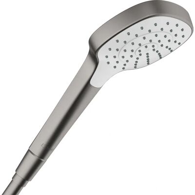 Hansgrohe Croma Select E Handbrause - EcoSmart - 110mm - Brushed Black Chrome Hansgrohe Croma Select E Handbrause - EcoSmart - 110mm - Brushed Black Chrome