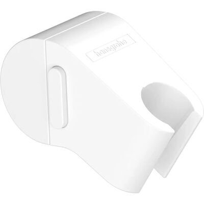 Hansgrohe WallStoris Bathroom Shower Head Holder - Adjustable, White Hansgrohe WallStoris Bathroom Shower Head Holder - Adjustable, White