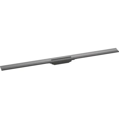 Hansgrohe RainDrain Flex Scarico Doccia - Regolabile, 120cm, Cromo Nero Spazzolato Hansgrohe RainDrain Flex Scarico Doccia - Regolabile, 120cm, Cromo Nero Spazzolato