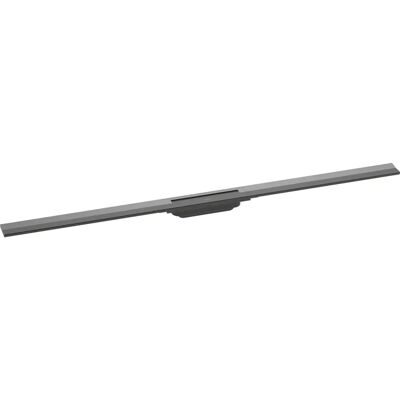 Hansgrohe RainDrain Flex - Scarico doccia regolabile nero spazzolato - 56047340 Hansgrohe RainDrain Flex - Scarico doccia regolabile nero spazzolato - 56047340