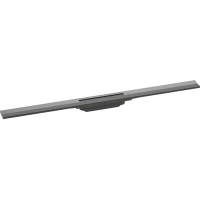 Hansgrohe RainDrain Flex Canale Doccia - 90cm, Cromo nero spazzolato Hansgrohe RainDrain Flex Canale Doccia - 90cm, Cromo nero spazzolato