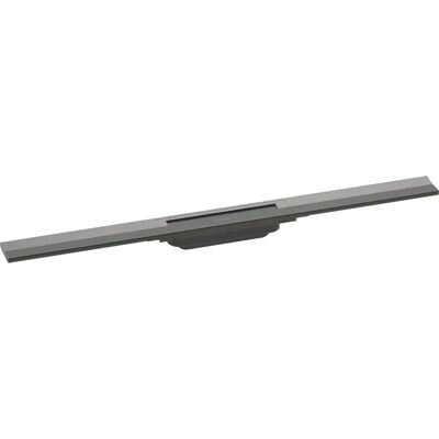Hansgrohe RainDrain Flex Canale doccia - Nero spazzolato regolabile - 80cm Hansgrohe RainDrain Flex Canale doccia - Nero spazzolato regolabile - 80cm