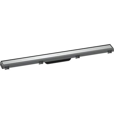 Hansgrohe RainDrain Match Gouttière de douche - Réglable en hauteur, Chrome - Publicité Hansgrohe RainDrain Match Gouttière de douche - Réglable en hauteur, Chrome - Publicité