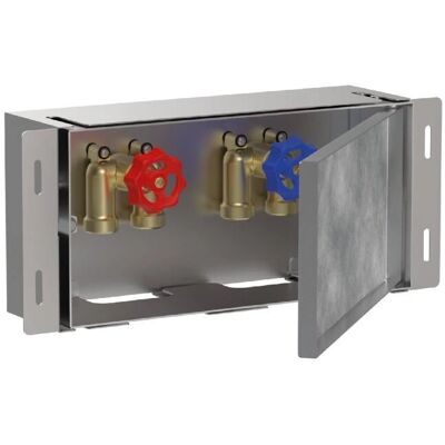 Hansgrohe XtraStoris Safe Wandnische mit befliesbarer Tür - Edelstahl Hansgrohe XtraStoris Safe Wandnische mit befliesbarer Tür - Edelstahl
