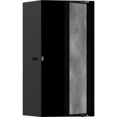 Hansgrohe XtraStoris Rock Wandniche - Zwart - 300x150x140mm - Nat gebied Hansgrohe XtraStoris Rock Wandniche - Zwart - 300x150x140mm - Nat gebied