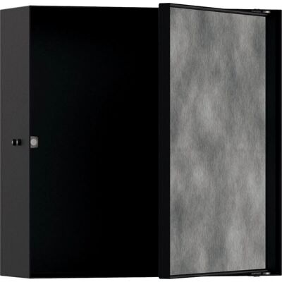 Hansgrohe XtraStoris Rock Wandnische - Edelstahl, Schwarz - Wandtyp Hansgrohe XtraStoris Rock Wandnische - Edelstahl, Schwarz - Wandtyp