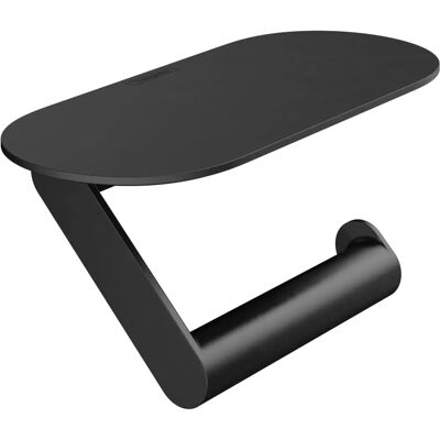 Hansgrohe WallStoris Toilet Paper Holder with Shelf - Bathroom Storage Hansgrohe WallStoris Toilet Paper Holder with Shelf - Bathroom Storage