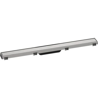 Hansgrohe RainDrain Match - Canaleta de ducha ajustable en acero inoxidable - Sistema de drenaje para ducha Hansgrohe RainDrain Match - Canaleta de ducha ajustable en acero inoxidable - Sistema de drenaje para ducha