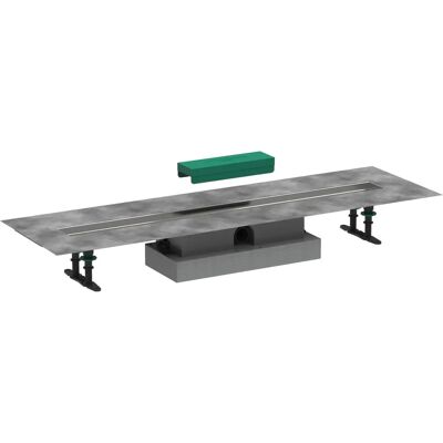 Sistema canalina doccia uBox universale Hansgrohe - Acciaio inossidabile - 900mm Sistema canalina doccia uBox universale Hansgrohe - Acciaio inossidabile - 900mm