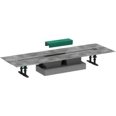 Set completo universale Hansgrohe uBox per installazione piatta - Canali doccia 800mm Set completo universale Hansgrohe uBox per installazione piatta - Canali doccia 800mm