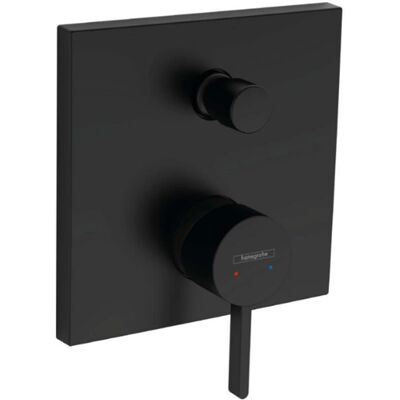 Unitate de Amestecare pentru Cada Hansgrohe Finoris - Montaj pe Perete, Negru Mat Unitate de Amestecare pentru Cada Hansgrohe Finoris - Montaj pe Perete, Negru Mat