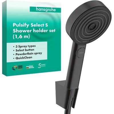 Kit Doccia Hansgrohe Pulsify S - 3 Modi - Nero Kit Doccia Hansgrohe Pulsify S - 3 Modi - Nero
