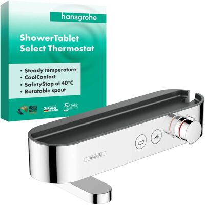 Hansgrohe ShowerTablet Select Thermostat pour baignoire/douche - Chrome Hansgrohe ShowerTablet Select Thermostat pour baignoire/douche - Chrome