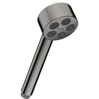 Pommeau de douche Axor One de Hansgrohe - Économie d'eau - Chrome noir poli - Publicité Pommeau de douche Axor One de Hansgrohe - Économie d'eau - Chrome noir poli - Publicité