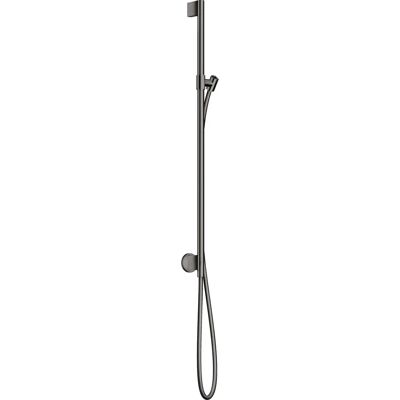 Barre de douche Axor One Hansgrohe - Raccord mural, flexible 1,60 m, chrome noir - Publicité Barre de douche Axor One Hansgrohe - Raccord mural, flexible 1,60 m, chrome noir - Publicité