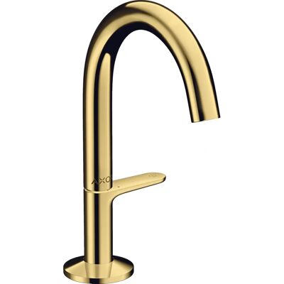 Hansgrohe AXOR One Baterie de lavoar Finisată Aur - Push-Open, 122mm Hansgrohe AXOR One Baterie de lavoar Finisată Aur - Push-Open, 122mm