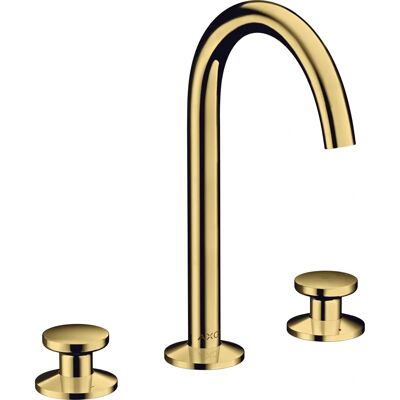 Hansgrohe Axor One Baterie de chiuvetă cu 3 găuri - Auriu Lucios Hansgrohe Axor One Baterie de chiuvetă cu 3 găuri - Auriu Lucios
