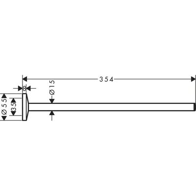 Suport pentru prosoape Circular Universal AXOR Hansgrohe - 354mm Suport pentru prosoape Circular Universal AXOR Hansgrohe - 354mm