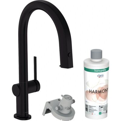 Hansgrohe M91 Küchenmischer - FilterSystem 210, ausziehbar, Schwarz Matt Hansgrohe M91 Küchenmischer - FilterSystem 210, ausziehbar, Schwarz Matt