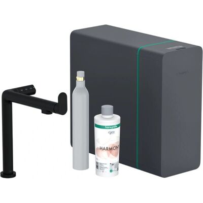 Hansgrohe Aqittura M91 Küchenspülung - SodaSystem 240 - Schwarz Matt Hansgrohe Aqittura M91 Küchenspülung - SodaSystem 240 - Schwarz Matt