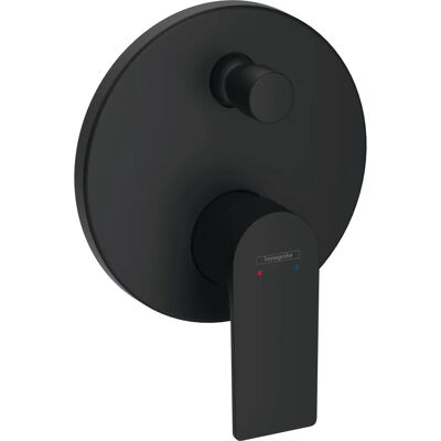 Mezclador de bañera Rebris E - Montaje en pared, negro mate Mezclador de bañera Rebris E - Montaje en pared, negro mate