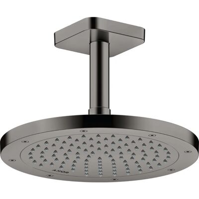 Hansgrohe AXOR Raccord de techo - Softsquare - Negro pulido cromo - Brazo de ducha Hansgrohe AXOR Raccord de techo - Softsquare - Negro pulido cromo - Brazo de ducha