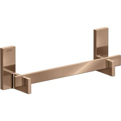 Hansgrohe AXOR Universal Rechteckige Haltestange - Wandmontage - 340mm - Polished Red Gold Hansgrohe AXOR Universal Rechteckige Haltestange - Wandmontage - 340mm - Polished Red Gold