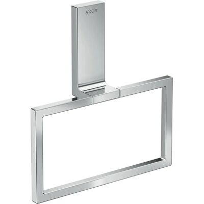 Inel pentru prosoape Axor Universal Rectangular - Montaj pe perete, Rotativ, Cromat Inel pentru prosoape Axor Universal Rectangular - Montaj pe perete, Rotativ, Cromat