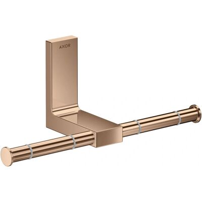Hansgrohe AXOR Universal Rechteckiger WC-Rollenhalter - Polished Red Gold - 42657300 Hansgrohe AXOR Universal Rechteckiger WC-Rollenhalter - Polished Red Gold - 42657300