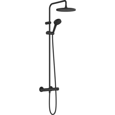 Hansgrohe - Sistema Doccia Vernis Blend - Risparmio Acqua - Nero Opaco Hansgrohe - Sistema Doccia Vernis Blend - Risparmio Acqua - Nero Opaco