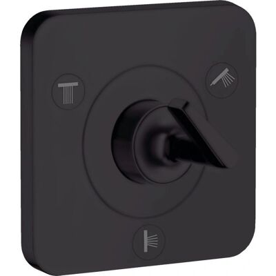Hansgrohe Axor Citterio E Ventil - Schwarz Matt - Wandmontage Hansgrohe Axor Citterio E Ventil - Schwarz Matt - Wandmontage