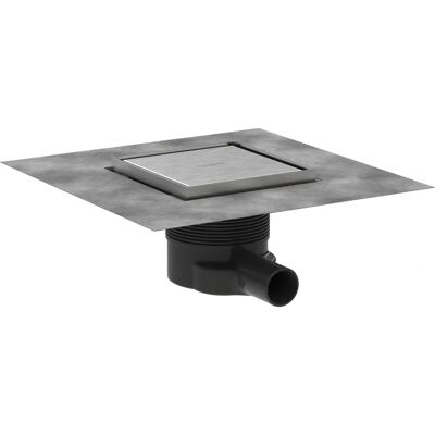 HANSGROHE RainDrain Brilliance - Komplett Regenablauf-Set 150x150 - Edelstahl HANSGROHE RainDrain Brilliance - Komplett Regenablauf-Set 150x150 - Edelstahl