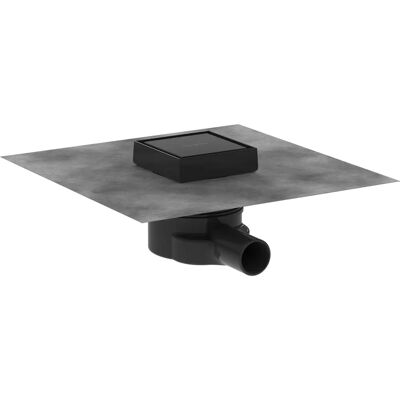 Hansgrohe RainDrain Point - Juego completo de desagüe 100x100 - Negro mate Hansgrohe RainDrain Point - Juego completo de desagüe 100x100 - Negro mate