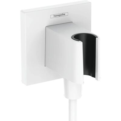 Hansgrohe Conexiune de Perete Albă FixFit E - Accesoriu de Duș Hansgrohe Conexiune de Perete Albă FixFit E - Accesoriu de Duș