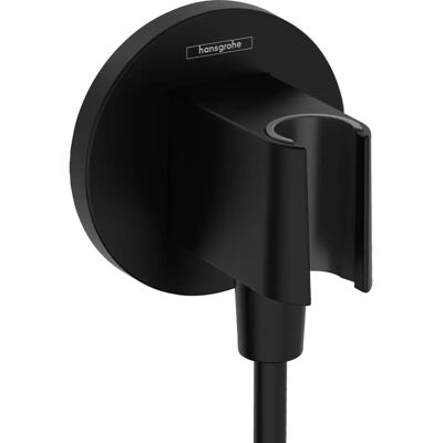 Hansgrohe FixFit S Shower Fitting - Matte Black Hansgrohe FixFit S Shower Fitting - Matte Black