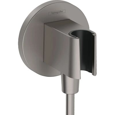 Hansgrohe Cromat negru periat FixFit S conexiune perete Hansgrohe Cromat negru periat FixFit S conexiune perete