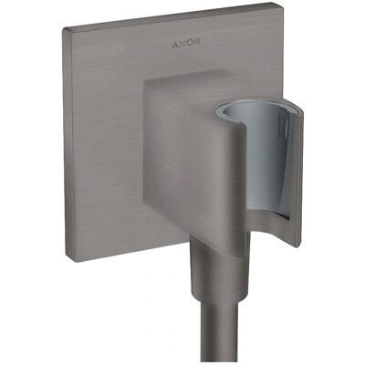 Hansgrohe Axor Porter unitate pătrată 36734340, cu valvulă antiretur, funcție de susținere integrată - Cromat negru mat Hansgrohe Axor Porter unitate pătrată 36734340, cu valvulă antiretur, funcție de susținere integrată - Cromat negru mat