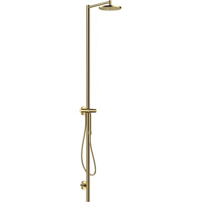 HANS GROHE Axor Starck Nature Duschsäule - Wandmontage, 240mm, PowderRain, Gold HANS GROHE Axor Starck Nature Duschsäule - Wandmontage, 240mm, PowderRain, Gold